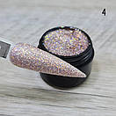 Глітерний гель для дизайну нігтів Saga Glitter Opal 03 8мл, фото 2