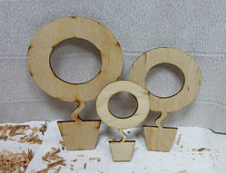 Основа для магніту, топіари Коло-2, 10см