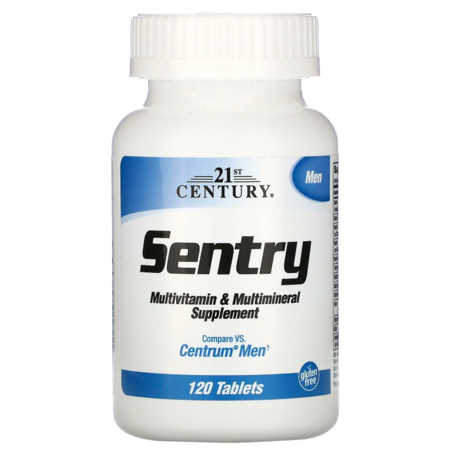 Вітаміни Sentry Men Multivitamin & Multimineral Supplement 21st Century 120 таблеток