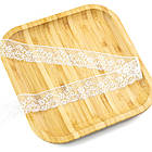 Мереживо ніжне для шиття Білий 25мм відріз 1м (MER036), фото 3