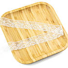 Мереживо ніжне для шиття Білий 25мм відріз 1м (MER036), фото 2