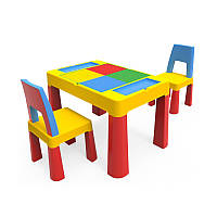 Детский стол и стульчик Bestbaby BS-8811 Red складной многофункциональный для рисования (Gold_7089-23718)