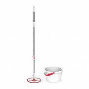 Комплект для прибирання Xiaomi Yijie Rotary Mop Set Сірий/ Червоний (YD-02)