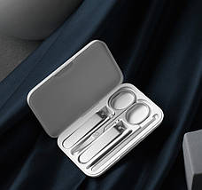 Набір для манікюру Xiaomi Mijia Splash-Proof Nail 5в1 Нержавіюча сталь (MJZJD002QW), фото 6