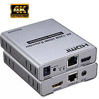 Подовжувач HDMI 4К х 2К по кручений парі 120м з IR