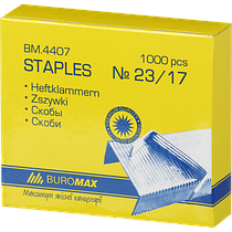 Скоби 23/17 Buromax для канцелярського степлера посилені