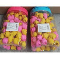 Гумка на олівець, ціна за уп. 120 шт., банку 15*8 см (7200 шт.)