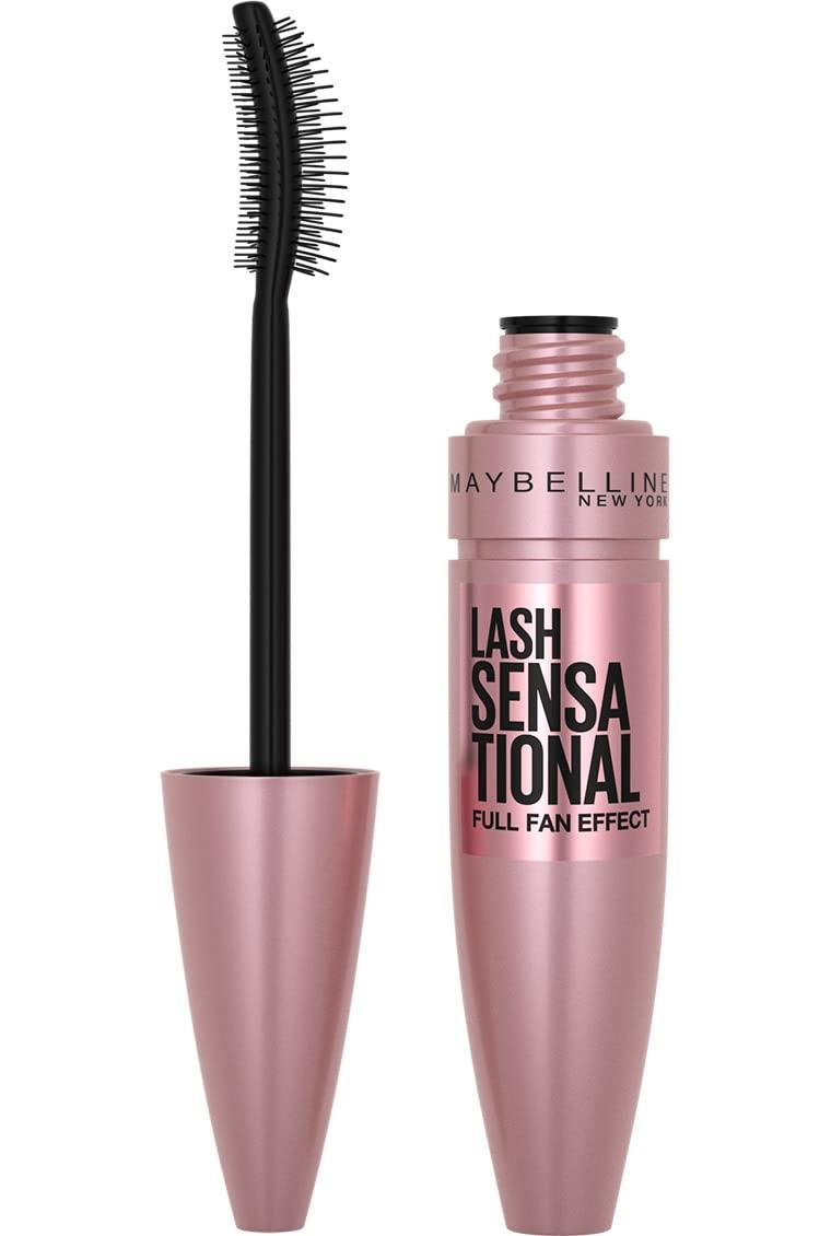 Тушь для объёма ресниц Maybelline Lash Sensational BLACKEST BLACK 9.5 мл