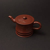 Чайник из Исинской глины ручной "Молодой бамбук", объем 180мл.