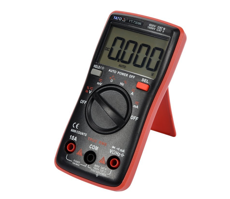 Купить Мультиметр TRUE RMS електричних параметрів YATO з LCD-цифровим ...
