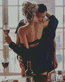 Набір з алмазною мозаїкою "Пристрасний ранок" 40*50 см