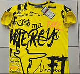 Синя футболка для хлопчиків 158,170,176 зросту DOFFBI, фото 3