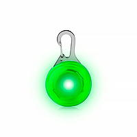 LED подвеска на ошейник для собак Friend HY-0501 Green фонарик безопасности светодиодный кулон