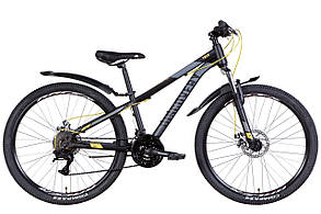 Велосипед ST 26" Discovery TREK AM DD з крилом Pl 2022 (чорно-жовтий (м))