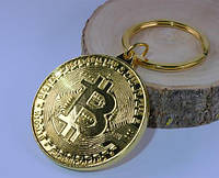 Брелок для ключів "Біткоїн" (колір золото) арт. 03018