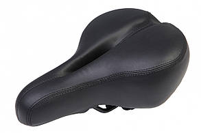 Сідло комфортне з отвором CPO 6810J 260*180 мм (чорний)