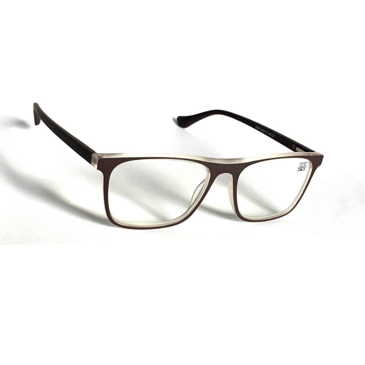 Коригуючі окуляри з білою полімерною лінзою 3005 с-1 +1,0