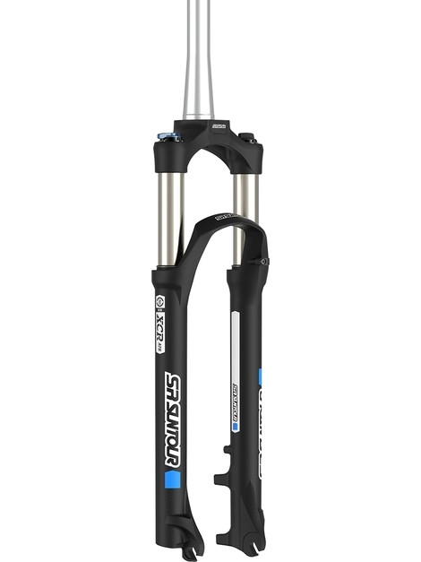 Виделка 27.5" 1,5-1,1/8" AM з лок. disc шток-272мм хід-100mm SUNTOUR XCR32-LO (чорний (м)), фото 1