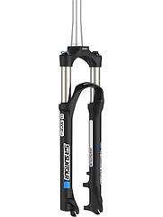 Виделка 27.5" 1,5-1,1/8" AM з лок. disc шток-272мм хід-100mm SUNTOUR XCR32-LO (чорний (м))