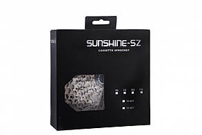 Касета 10-к 11-42T SUNSHINE CS-HR10-42 на 2 алюм. павуку