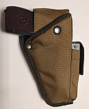 Кобура тактична для ПМ .пісочна під пістолет "Fort "тканина Cordoba кріплення система Molle, фото 3