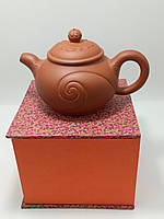 Чайник ручной работы из Исинской глины "Морская Волна". Объем 160мл