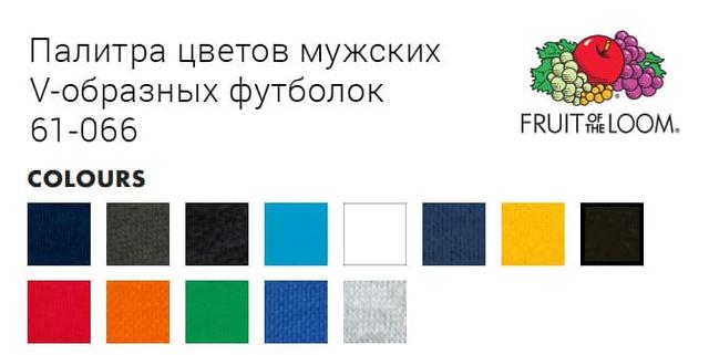 Палитра цветов футболок 61-066