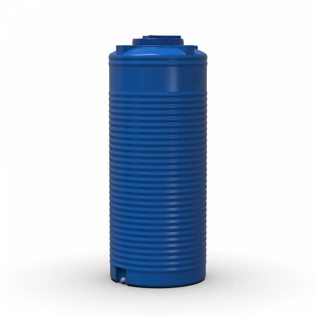 Емкость для воды Litolan двухслойная вертикальная 500 л (EV500У) 171*69 ...