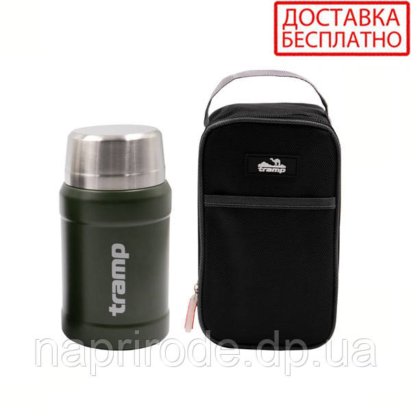 Термос харчовий Tramp UTRC-132-olive 0,8 л оливковий з чохлом (Гарантія 1 рік)