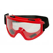 Закрытые защитные очки Vision Gold линза ПК с анти-бликовым покрытием (красные)