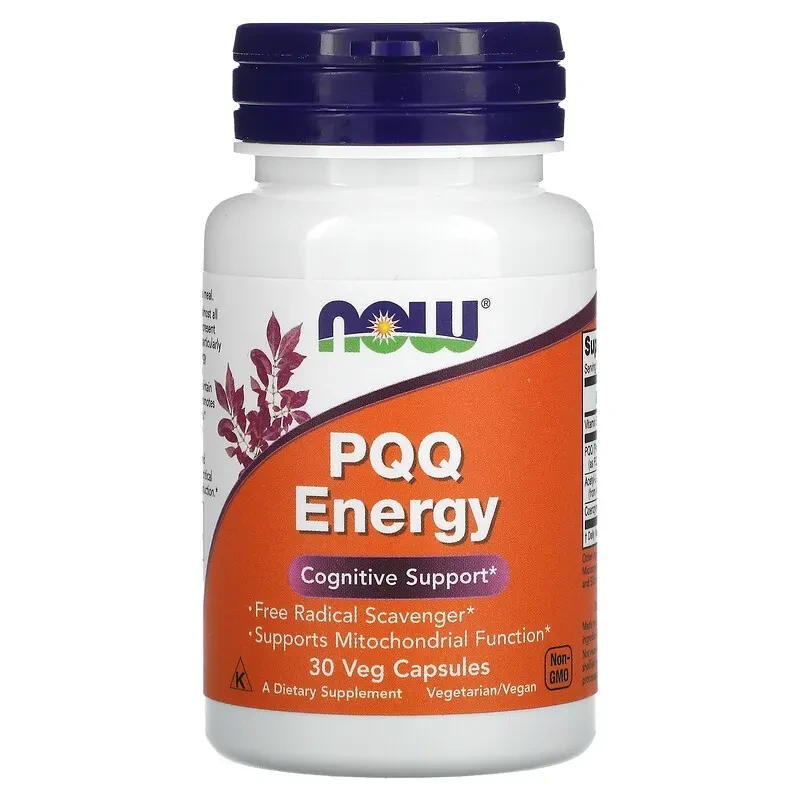 PQQ Energy 20 мг Now Foods 30 капсул
