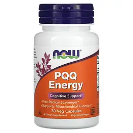 PQQ Energy 20 мг Now Foods 30 капсул