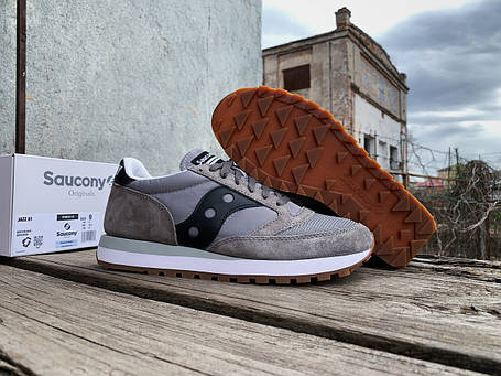 Чоловічі кросівки Saucony Jazz 81 NM 70613-13s Grey Black сірі Оригінал, фото 1