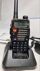 Рація Baofeng UV-5R-5W Plus + гарнітура з кнопкою РТТ