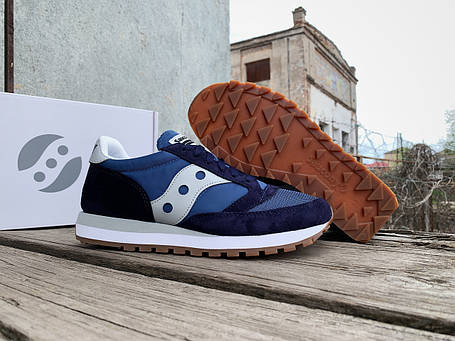 Чоловічі кросівки Saucony Jazz 81 NM 70613-14s Navy Grey сині Оригінал, фото 1