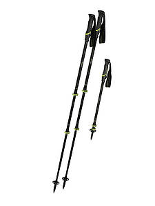 Трекінгові палиці Komperdell Hikemaster Powerlock, 105-140 см (Black/Lime)