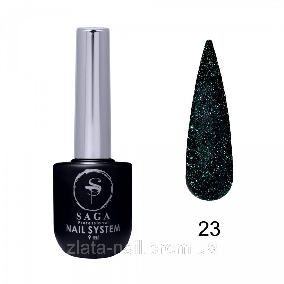 Гель-лак світловідбивний Saga Professional Fiery gel No23;8 мл