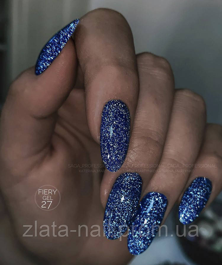 Гель-лак світловідбивний Saga Professional Fiery gel No27;8 мл