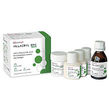 Самотвердіюча пластмаса для тимчасових коронок Villacryl STC (Вілакрил СТС), 3*20г + 40 мл, (Zhermack, Італія)