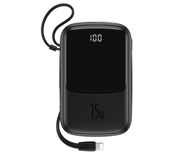 Powerbank Baseus PPQD-B01 Powerbank Qpow з кабелем Lighting, 10000 mAh, 15W