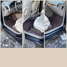 Комплект ковриков из экокожи для Bmw 5-series F10, от 2012 года, фото 2