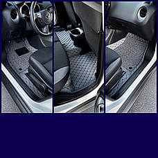 Комплект килимків з екошкіри для Mercedes GL X166, на 5/7 місць, фото 2