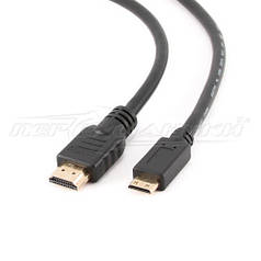Кабель mini HDMI - HDMI v1.4 High Speed With Ethernet, 3 м