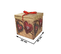 Подарочная коробка CEL-141-1XL, 25*25 см
