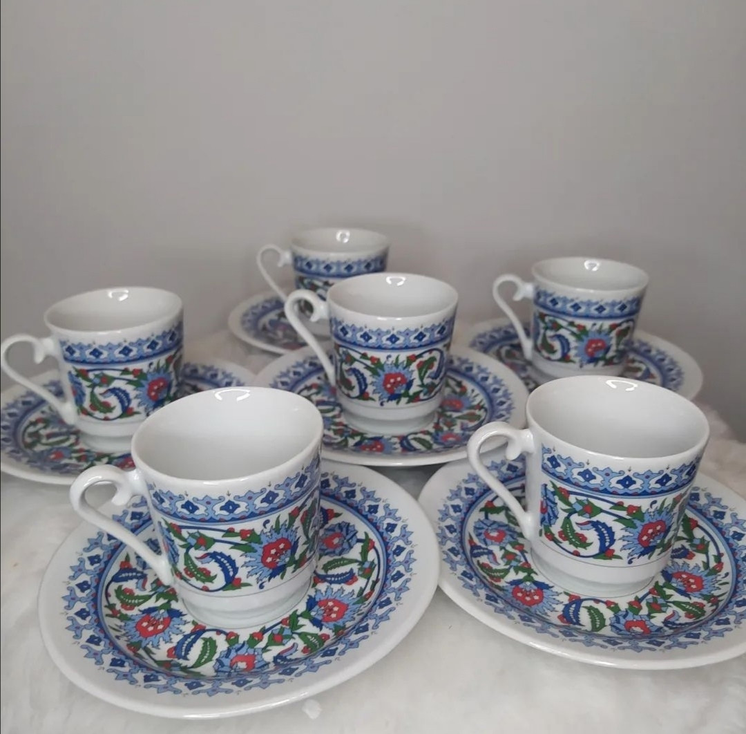 Турецька порцелянова чашка для кави Kutahya 50 мл, кавова чашка для еспресо - фото 9 - id-p1490442260