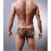 Чоловічі боксери Leon леопардові укорочені L-XL, фото 2