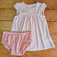 Комплект для дівчинки сарафан і трусики, зріст 62, колір попелясто-рожевий