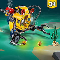 Конструктор LEGO Creator 3-in-1 Підводний робот 207 деталей (31090), фото 5