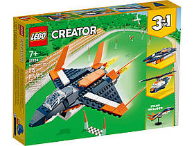 Конструктор LEGO Creator 3-in-1 Надзвуковий літак 215 деталей (31126)