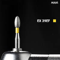 Діамантовий бір EX-39EF. "Сливка" (ISO 277/018), жовтий.